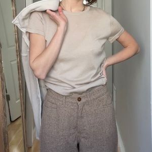 Cashmere Super Soft Sheer Tee X-Small/Small